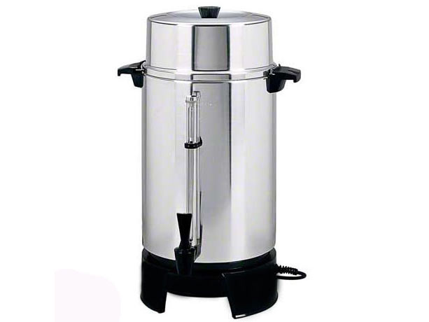 West Bend 60-Cup Commercial Coffee Urn Stainless Steel at